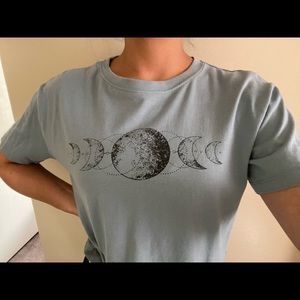 Teal Moon Phase Shirt